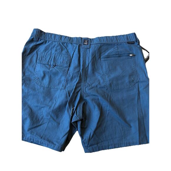 NWT Wrangler Utility Shorts 40 All Terrain Gear Performance Navy Blue Gorpcore - Picture 9 of 10